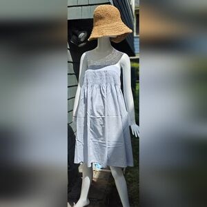 Pale Blue Summer Dress/ Skirt MED